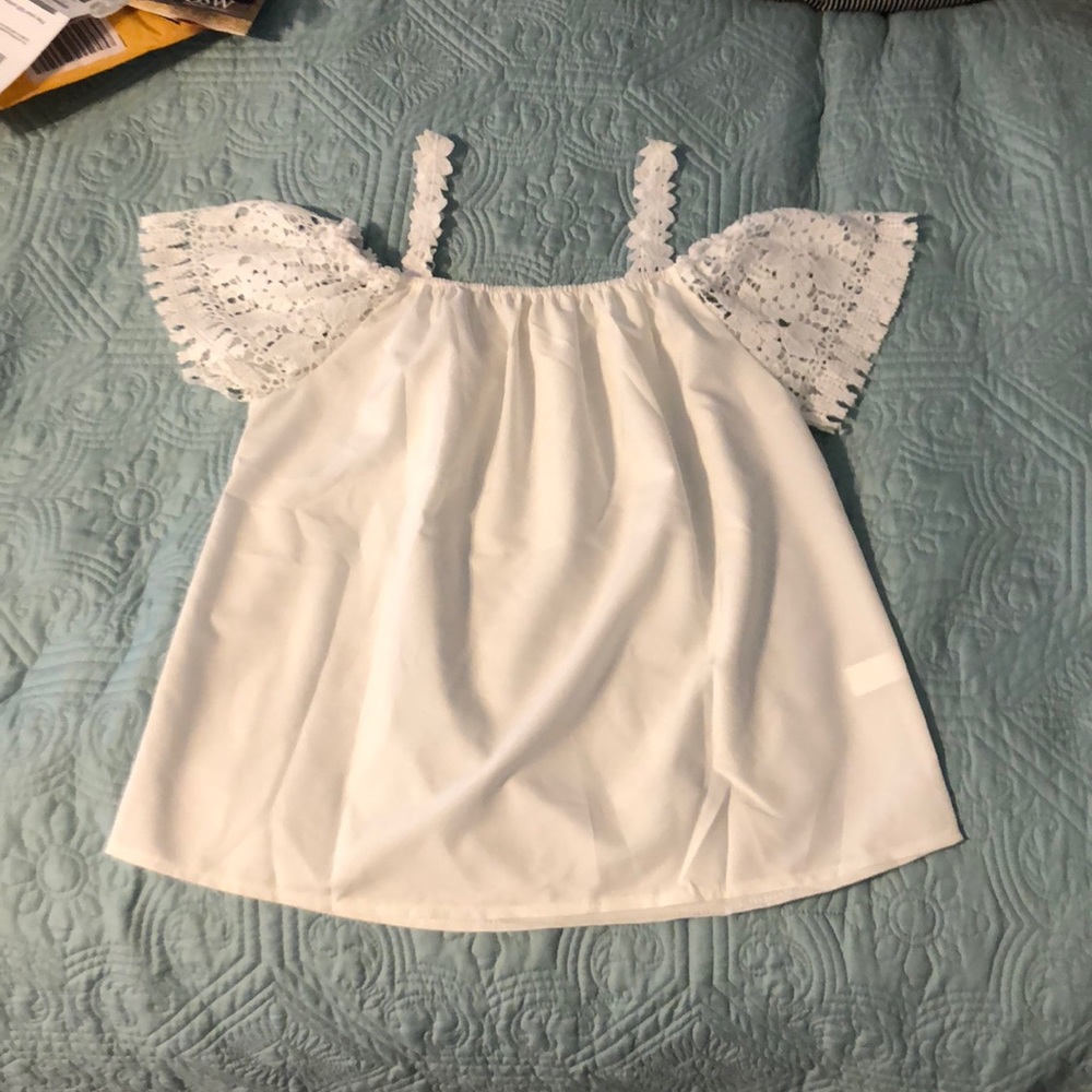 Off the Shoulder Crochet Top